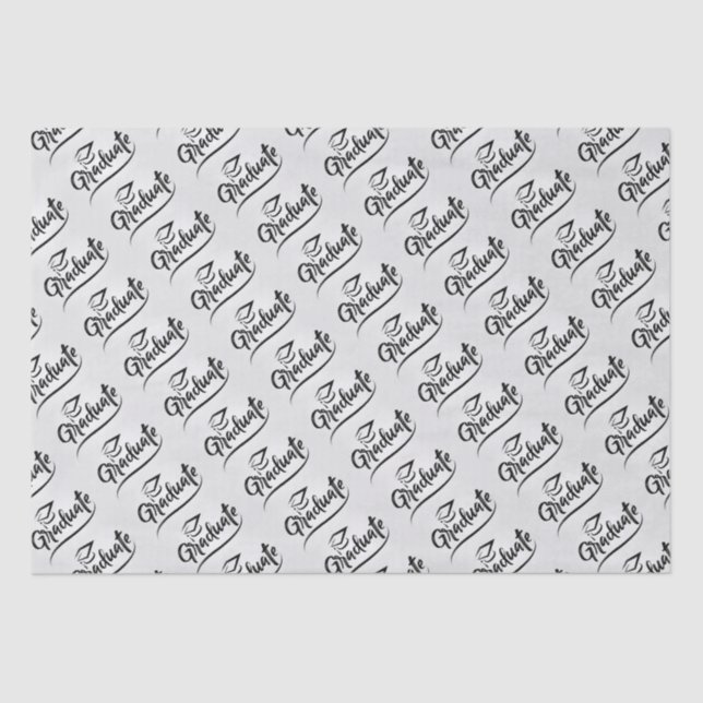 Papel De Seda Formando com Boné de formatura (Frente )
