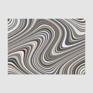 Papel De Seda Formas Abstratas Curvas