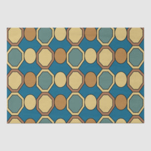 Papel De Seda Formas Geométricas Vintage Moderno de Meados do Sé