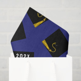 Papel De Seda Formatura Azul