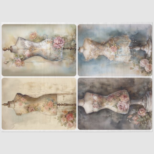 Papel De Seda Formulários de primavera (Frente )