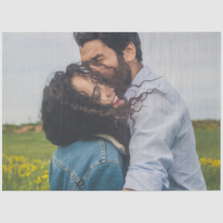 Papel De Seda Foto Casal Personalizado