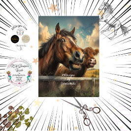 Papel De Seda Foto Imunológica Foto Engraçada Cavalo