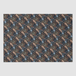 Papel De Seda Foto personalizada do Pai para padrão legante do p