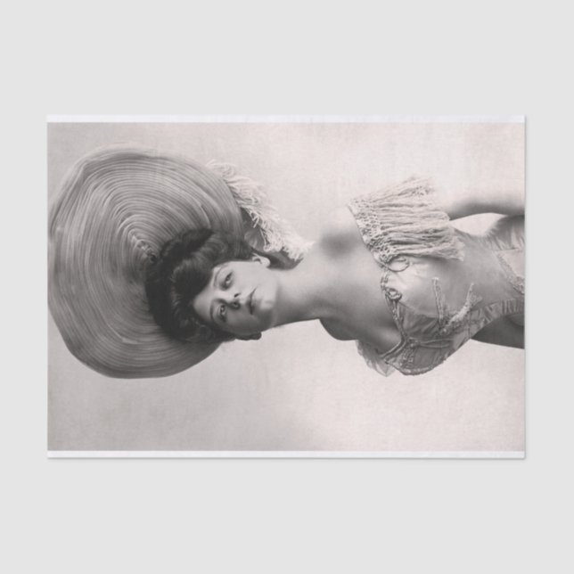 Papel De Seda Fotografia original (não AI) de uma mulher vitoria (Frente )