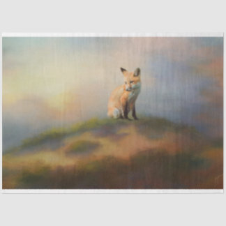 Papel De Seda Fox Na Decoupage De Moradia