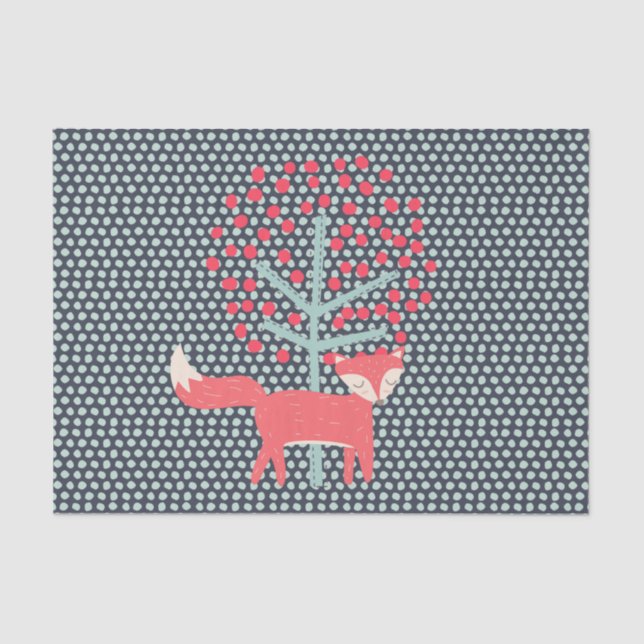 Papel De Seda Fox retro (Frente )