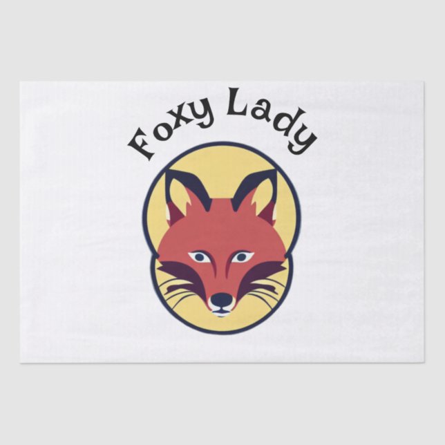 Papel De Seda Foxy Lady (Frente )