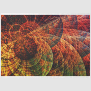 Papel De Seda Fractal Abstrato suga-se a dissociação Dourada l