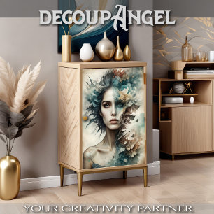 Papel De Seda Fragmentos dos Elementos - Decoupage-