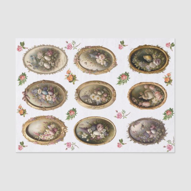 Papel De Seda Frames De Ovos (Frente )