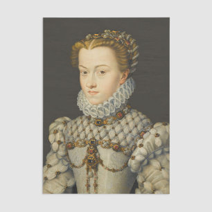 Papel De Seda Francois Clouet - Elisabeth da Áustria