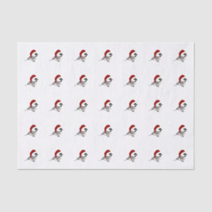 Papel De Seda Frango de Natal