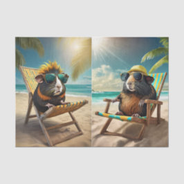 Papel De Seda Frankie G & Gerald, Guiné Pigs Go Vaca