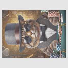 Papel De Seda Fred não está Divertido, Gato Brinca com Cartas