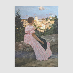 Papel De Seda Frederic Bazille - O Vestido Rosa