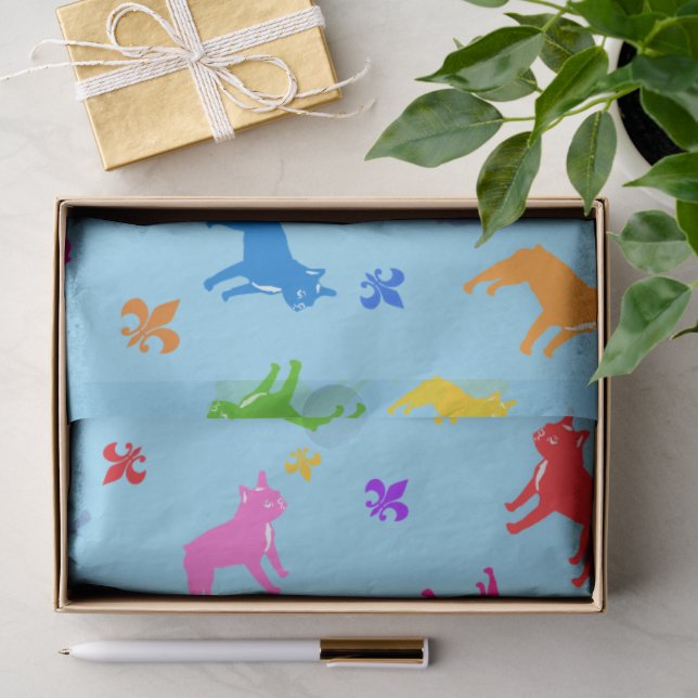 Papel De Seda Frenchie  (Presente)