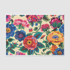 Papel De Seda Frida Kahlo Flowers, Mexicana, Dissociação Hispâni