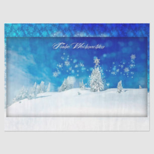 Papel De Seda Frohe Weihnachten