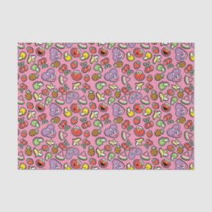 Papel De Seda Fruity Sticker Elmo & Abby Cadabby Pattern