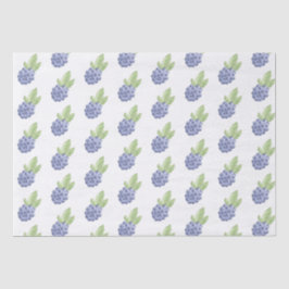 Papel De Seda Fruta de amora azul