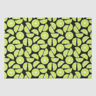 Papel De Seda Fruta de Citros da Fatia de Limão Verde