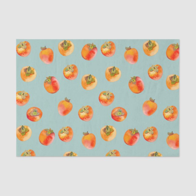 Papel De Seda Fruta de Persimmon Encerrada (Frente )