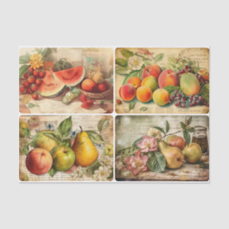 Papel De Seda Fruta de Verão