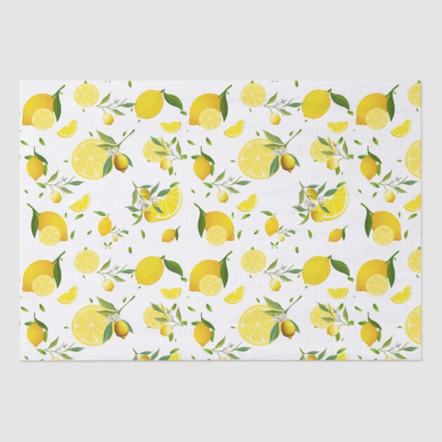 Papel De Seda FRUTA DE VERÃO DO CICLO TROPÓPICO LÍNGULOS de lara (Frente )