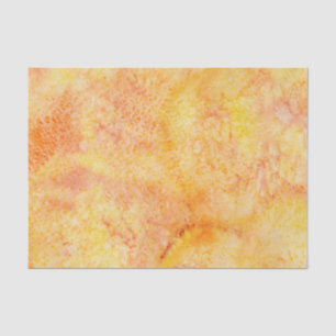 Papel De Seda Fundo alaranjado da aguarela