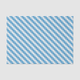 Papel De Seda fundo Azul-branco dos quadrados