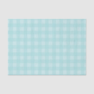 Papel De Seda Fundo Checkered do teste padrão do guingão azul