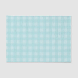 Papel De Seda Fundo Checkered do teste padrão do guingão azul