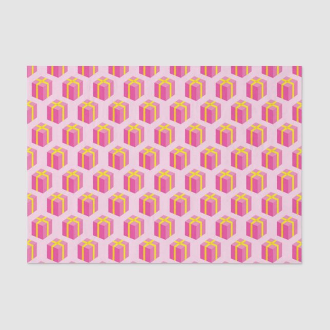 Papel De Seda Fundo com presentes (Frente )