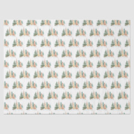 Papel De Seda Fundo de árvore de inverno