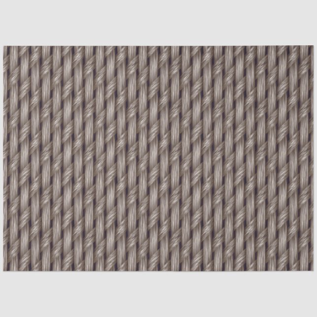 Papel De Seda Fundo de Decoupage do Faux Weave (Frente )