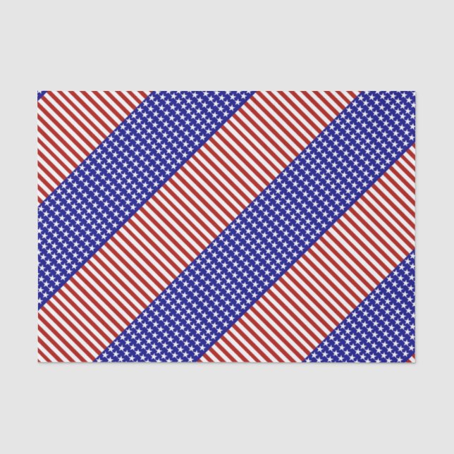 Papel De Seda Fundo de Listras e Estrelas (Frente )