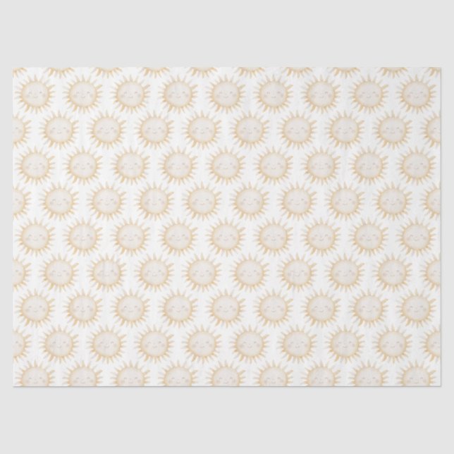 Papel De Seda Fundo de Sol Fofo (Frente )