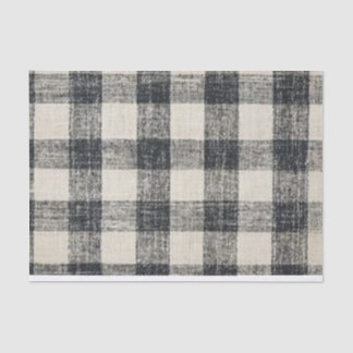 Papel De Seda Fundo de verificação de búfalos pretos para desaco