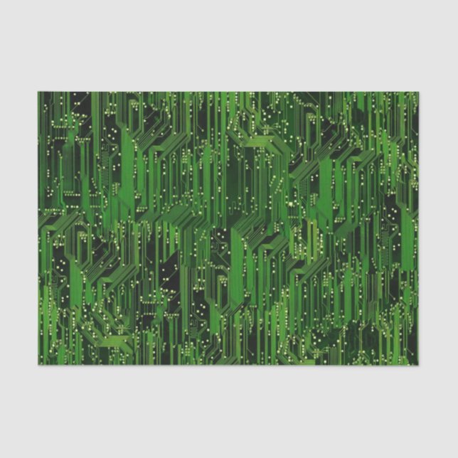 Papel De Seda Fundo do conselho de circuito (Frente )