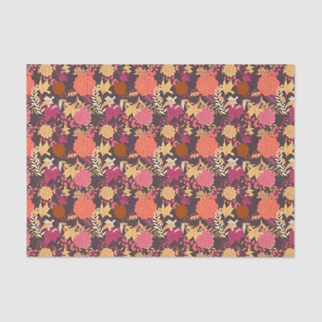 Papel De Seda Fundo floral 2 (Frente )