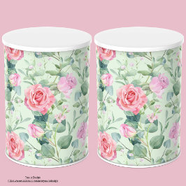 Papel De Seda Fundo floral verde moderno Desvinculação