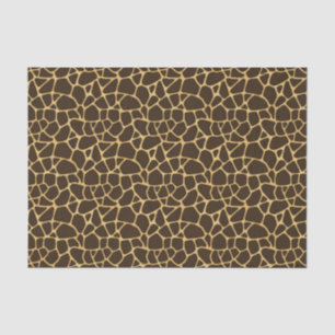 Papel De Seda Fundo manchado girafa