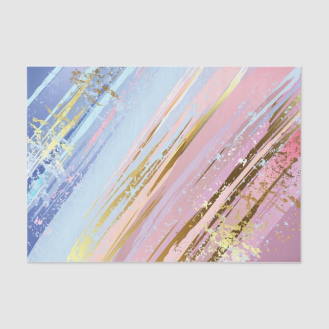 Papel De Seda Fundo Rosa Texturizado (Frente )