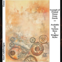 Fundo, Sepia Brown, Laranja Rust ED6 Decoupage