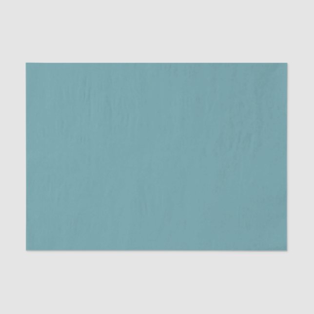 Papel De Seda Fundo Teal Simples (Frente )
