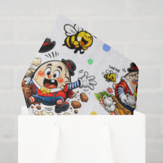 Papel De Seda Funny Humpty Dumpty Cartoon