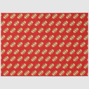 Papel De Seda Futebol Americano em Vermelho