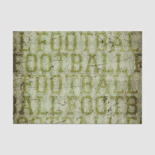 Papel De Seda Futebol verde do Grunge do vintage
