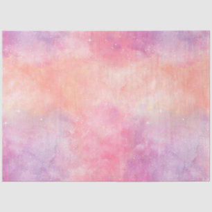 Papel De Seda Galáxia Pintada Design 9